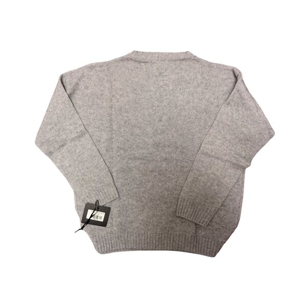 DYI Women's Cashmere Wool Oversized Sweater Heather Grey XS - Picture 3 of 7